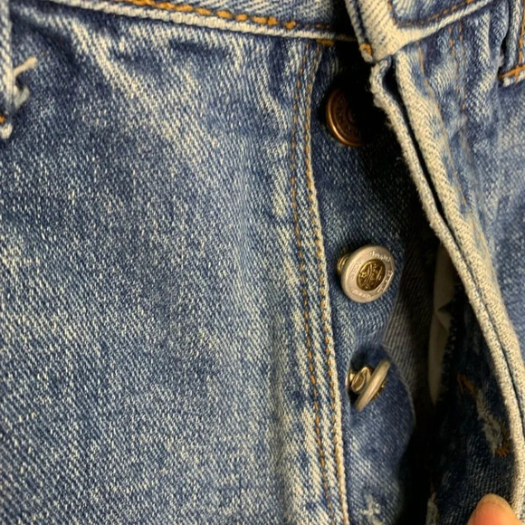 Vintage Nevada 100% Cotton Medium Wash Button Fly Jeans Size 30 - Picture 4 of 12